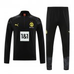 Borussia Dortmund Training Sweatshirts Viertelreißverschluss 2023-24 Schwarze